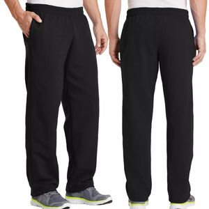 Pantalon de survêtement de musculation pour hommes avec poches Nouvelles tailles classiques de confort Coupe ample Pantalon pour hommes droit incurvé à rayures - Product Image 4