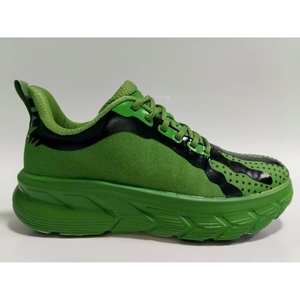 <b>Green</b> Lightweight Walking Shoes <b>Lace</b>-Up Synthetic Upper Mesh Lining Breathable EVA Midsole PU Outsole All Seasons Round Toe - Product Image 3