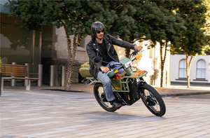 Moto électrique Bellemoto 2023 Moto1, cadre en titane, batterie au lithium, moteur à moyeu arrière, 27 vitesses, autonomie >60 km, nouvelle - Product Image 4