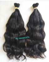 Penjualan Langsung Pabrik India, Rambut Asli India Bergelombang Lurus Alami, Remy I Tip, Siap Disisir, Ekstensi Rambut Manusia