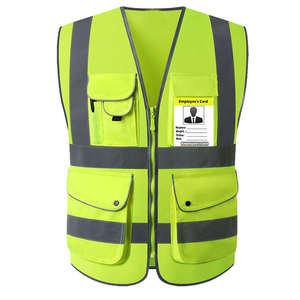 Chaleco DE SEGURIDAD reflectante de malla transpirable Chaqueta de alta visibilidad Anti Stab Resistente a cortes Desgaste de protección industrial ligero - Product Image 6