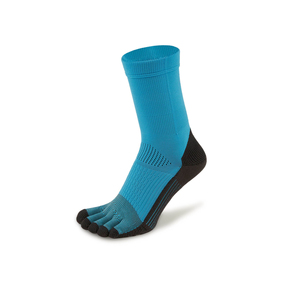 Chaussettes de sport pour entraînement athlétique, chaussettes de compression en coton, respirantes, séchage rapide, méthode de tissage tricotée, course à pied, football, hommes - Product Image 4