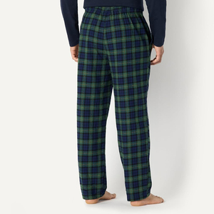 กางเกงแฟลนเนลลำลองคุณภาพดีสำหรับผู้ใหญ่ สไตล์ไฮสตรีท เป็นมิตรกับสิ่งแวดล้อม เอวยางยืดระดับกลาง ไซส์พลัส ระบายอากาศได้ดี น้ำหนักเบา ลายสก็อต - Product Image 2