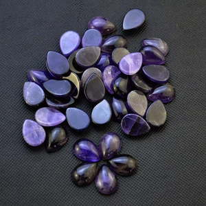 หินขัดหยดน้ำตาอัญมณีผสมธรรมชาติขัดเงาสำหรับทำต่างหูอัญมณีทรงหลวม - Product Image 2