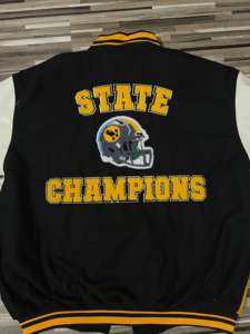 Men's Plus Size Varsity Jackets Thick Winter <b>Fleece</b> Bomber with Beaded Zipper Regular Sleeve <b>Work</b> Windbreaker for Men - Product Image 6