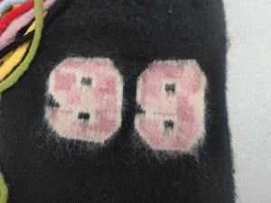 Custom High <b>Men's</b> Mohair Sweatpants Flared <b>Trousers</b> Straight Jacquard Stacked Fuzzy Pants Design Jogger Style Knitted Pants - Product Image 3