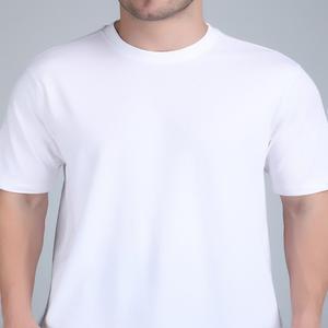 T-shirt à col rond pour hommes Streetwear vente en gros 100% coton dans différentes méthodes d'impression et matériaux en stock à vendre - Product Image 5