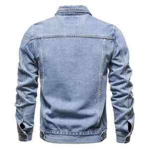 Veste en jean pour homme 2024 personnalisée de haute qualité, style contracté, nouvelle collection, vente chaude, veste en jean pour homme, veste en denim - Product Image 2