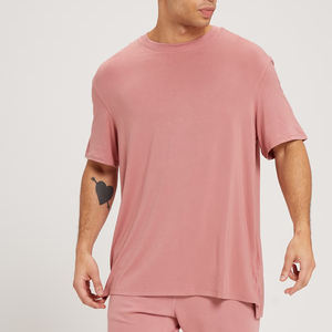 OEM T-shirt unisexe en coton 150 g/m² imprimé avec logo personnalisé Vêtements de ville unis de haute qualité Coupe surdimensionnée pour hommes - Product Image 5