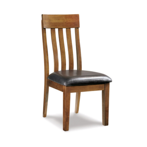 Ralene Rake Chaise de salle à manger rembourrée Teck Acajou Bois de Suar Autres meubles de salle à manger San Pierre Noyer 0712478 - Product Image 3