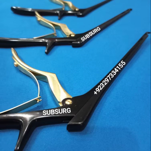 Poinçon Ferris Smith Kerrison pour chirurgie orthopédique Instrument en acier inoxydable fait main de 7 pouces revêtu de noir et d'or - Product Image 1