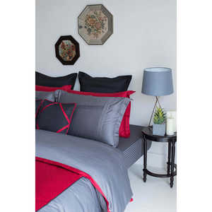 Ensemble de housse de couette et taie d'oreiller en tissu Rose Mist - Product Image 1