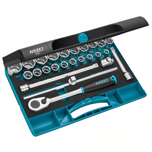 Hazet 25-Piece Set of Ratchet and Hexagonal <b>Square</b> Sockets 1/2'' with Traction Profile <b>Tool</b> Sets - Product Image 2