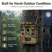 Caméra de chasse infrarouge Sensvision Trail Camera Manufacturer Camara Trampa Mini Compacte Alimentée par énergie solaire WiFi 4K 64MP IP66