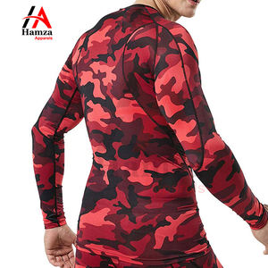 Camisas de compresión hechas a mano de último estilo Rash Guard de manga larga personalizadas de calidad superior a precio profesional competitivo - Product Image 2