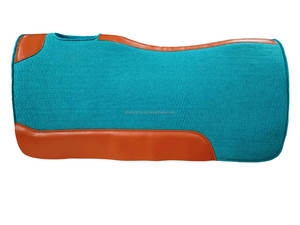 Holesale-almohadilla de sillín de fieltro ligero questrian, almohadilla hidratante absorbente de material sintético, herramienta o de cuero liso - Product Image 2