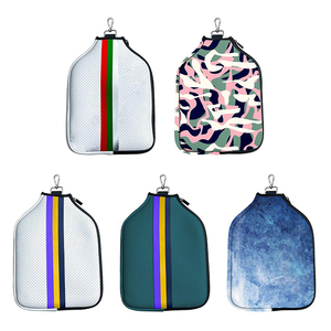 Wholesale Customized Neoprene Cover with Colorful Glass Fiber <b>Pickleballs</b> Paddle PU Material Portable Bag - Product Image 4