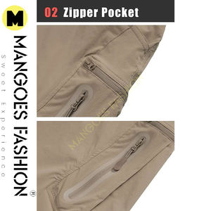 Pantalones de pesca tácticos de pana de peso medio de invierno Unisex, pantalones Cargo transpirables de secado rápido para senderismo al aire libre y trabajo informal - Product Image 5