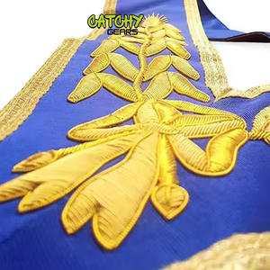 ผ้าคาดเอวปักลวดทำมือสำหรับเครื่องแบบเครื่องราชกกุธภัณฑ์ - Product Image 3