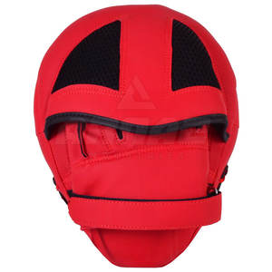 Almohadilla de Muay Thai de cuero PU con correas fuertes y absorción de golpes Almohadilla tailandesa de boxeo acolchada gruesa para una práctica segura y cómoda - Product Image 3