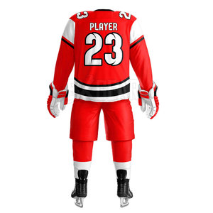 Uniforme transpirable Ice Hokey con pretina elástica Tela duradera y suave diseñada para una mayor comodidad en el campo - Product Image 3