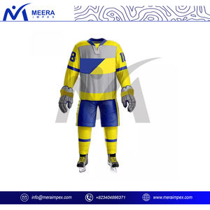 Ensemble d'uniformes de hockey sur glace pour hommes de qualité supérieure pantalon de maillot d'équipe personnalisable vêtements de sport respirants à séchage rapide pour les événements de la ligue de clubs - Product Image 2