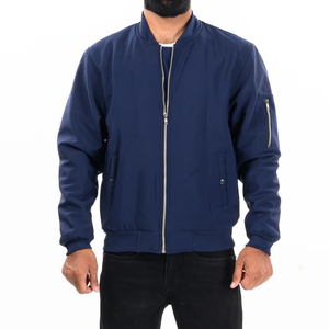 Premium Quality Windproof <b>Man</b> Bomber <b>Jacket</b> with Stand <b>Fur</b> Collar and Zipper Colorful Canvas Fabric 2025 - Product Image 4