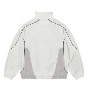 Veste coupe-vent en nylon imperméable OEM de haute qualité, veste coupe-vent à capuche imperméable pour homme, course à pied légère - Product Image 2