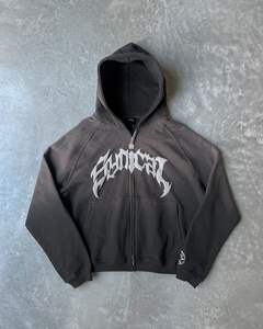 Survêtement à capuche imprimé bouffant 100% coton Anti-rétrécissement et anti-rides Summer Street Wear en motif à carreaux - Product Image 4