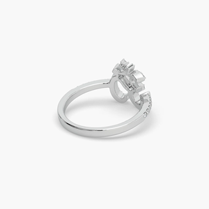 Bague en or jaune 18 carats avec diamant taille émeraude solitaire pour femme, élégante, scintillante, opulente, cadeau de souvenir, anniversaire, événement majeur - Product Image 4