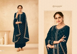 Georgette-ropa festiva de alta calidad, diseñador de imitación, estilo paquistaní, pasador, Salwar, Kameez, con bordado pesado, trabajo, compra desde la India - Product Image 3