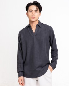 Venta al por mayor por encargo de los hombres Phong Phu suave transpirable camisa de compresión de poliéster precio competitivo OEM/ODM Procesamiento de ropa - Product Image 1