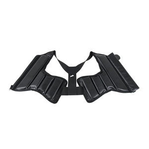 Prix de gros Protège-poitrine de couleur noire Nouveau design de protège-poitrine en cuir pour l'entraînement de boxe - Product Image 5