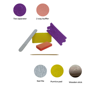 Kit de pédicure sanitaire de haute qualité et excellent Service client emballé individuellement pour servir facilement vos Clients de Salon - Product Image 2