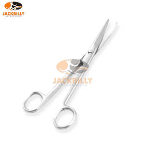 JACKBILLY Professional 12cm 15cm 18cm 23cm Surgical Instruments Stainless Steel Mayo Dissecting <b>Scissors</b> Curved Blades Manual - Product Image 4