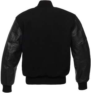 Chaqueta de béisbol de mezcla de algodón personalizada Original Varsity Letterman Style Calefacción Característica Logo Estilo casual a prueba de viento - Product Image 3