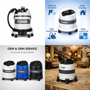 Nettoyeur vapeur professionnel 4-en-1 pour tapis et tissus d'ameublement, pour un nettoyage en profondeur, une désinfection et une aspiration de l'eau - Product Image 5