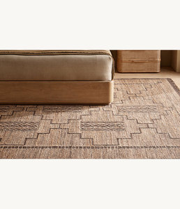 พรมตกแต่งสไตล์แจ็คการ์ดแบบถักทำด้วยมือคุณภาพสูงพรมขนหนูตามสั่งขนาดพิเศษสำหรับการส่งออก - Product Image 3