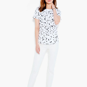 Hot Selling <b>Women</b> Sublimation T-<b>Shirt</b> Sustainable Trending Quick Dry Customizable Print Breathable UV Protection Soft Material - Product Image 5