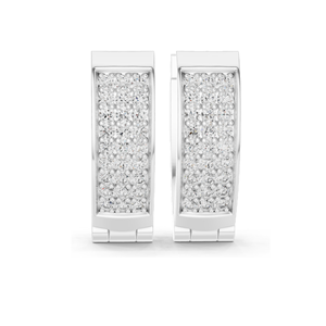 Pendientes de Aro con Diamantes Creados en Laboratorio de 0.54 CT, Claridad VVS-VS, Color EF, Oro de 18KT, 14KT, 10KT y Plata 925, Oro Rosa, Amarillo, Blanco - Product Image 2