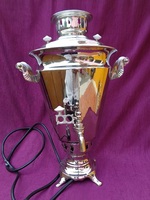 Samovar 3 Lt en cuivre sculpté à la main