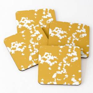 933 bois de manguier/bois d'acacia sur sous-verres de service de thé imprimés 4 pièces ensemble sous-verre en pierre Design de luxe - Product Image 4