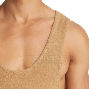Débardeur léger de haute qualité pour hommes respirant Style décontracté tricoté tissage en gros pas cher prix pour adultes - Product Image 5