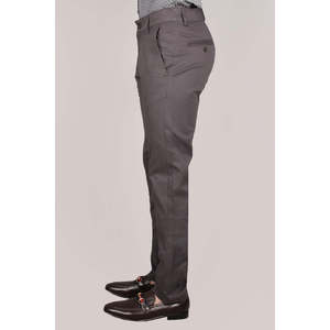 Pantalón Chino Casual JASHUS para Hombre con Logotipo Personalizado, Cintura Media, Tela Oxford, Cierre de Cremallera, Ligero, Recto, de Color Liso - Product Image 4