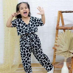 Nueva moda niños niñas conjunto de dos piezas de algodón 2 piezas de manga corta ropa de niño de dos piezas trajes de algodón puro - Product Image 1