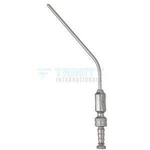 Tubo de Succión de Acero Inoxidable de 2 mm, Tubo de Succión Reutilizable, Instrumento Quirúrgico ORL - Product Image 6