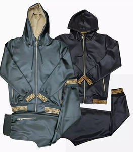 Survêtements coupe-vent sublimés personnalisés Veste d'échauffement et pantalon Équipe d'entraînement pour les échauffements Usage quotidien - Product Image 2