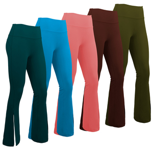 2023 taille haute Logo personnalisé Leggings d'entraînement femmes meilleure vente vêtements actifs sans couture Yoga pantalon Spandex matériel poches décoration - Product Image 6