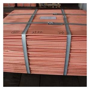 99.99% hojas de cátodo de cobre rojo refinado para la fabricación de componentes electrónicos de trefilado de fusión industrial - Product Image 6