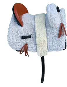 Selle de cheval blanche professionnelle Vequera Élevez votre expérience d'équitation 15 "-17" Selle de cheval blanche légère et durable - Product Image 4